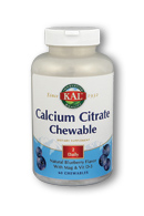 Calcium Citrate Chewable With Magnesium Mg Blueberry